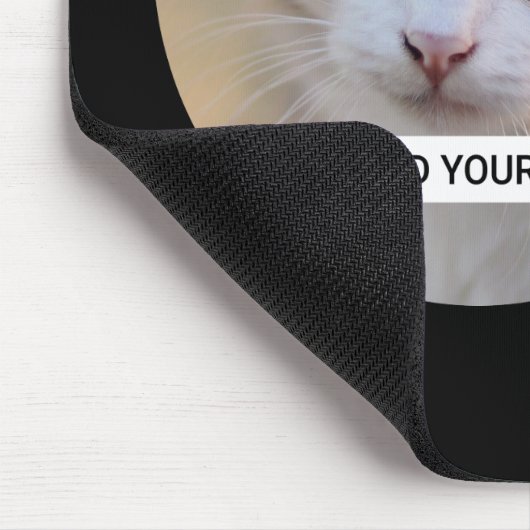 Laden Sie Ihr Niedliches Cat-Foto hoch Mousepad (Ecke)