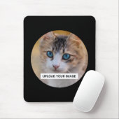 Laden Sie Ihr Niedliches Cat-Foto hoch Mousepad (Mit Mouse)
