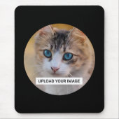 Laden Sie Ihr Niedliches Cat-Foto hoch Mousepad (Vorne)