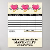 Laden Sie Ihr Rechnungsformular herunter Poster (Vorne)