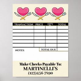 Laden Sie Ihr Rechnungsformular herunter Poster