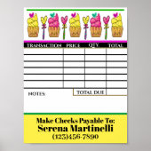 Laden Sie Ihr Rechnungsformular herunter Poster (Vorne)