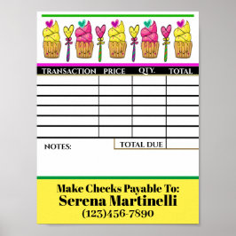 Laden Sie Ihr Rechnungsformular herunter Poster