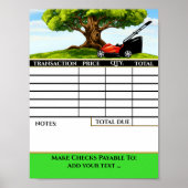 Laden Sie Ihr Rechnungsformular herunter Poster (Vorne)