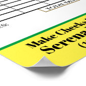 Laden Sie Ihr Rechnungsformular herunter Poster (Ecke)