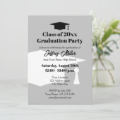 Laden Sie Ihre eigene Digital Graduation Party her Einladung (Stehend Vorderseite)