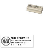 Laden Sie Ihre eigene Rücksendeadresse für Firmenl Gummistempel (Stempel)