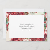 Laden Sie Ihre eigene Weihnachtskarte hoch. Einladung (Rückseite)