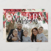 Laden Sie Ihre eigene Weihnachtskarte hoch. Einladung (Vorne/Hinten)