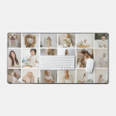 Laden Sie Ihre eigenen 18 Fotos Personalisiert hoc Schreibtischunterlage (Tastatur & Maus)