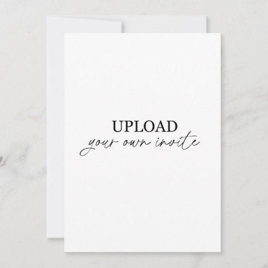 Laden Sie Ihre eigenen herunter Einladung (Vorderseite)