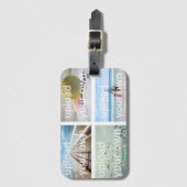 Laden Sie Ihre eigenen Reise-Fotos Gepäckanhänger (Vorderseite Vertikal)