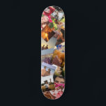 Laden Sie Ihre Foto-Skateboard hoch Skateboard<br><div class="desc">Ersetzen Sie die Bilder durch Ihre eigenen. Machen Sie das Produkt persönlicher,  mit Ihren Erinnerungen oder etwas besonders Interessantes und Lustiges.</div>