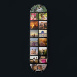Laden Sie Ihre Foto-Skateboard hoch Skateboard<br><div class="desc">Ersetzen Sie die Bilder durch Ihre eigenen. Machen Sie das Produkt persönlicher,  mit Ihren Erinnerungen oder etwas besonders Interessantes und Lustiges.</div>