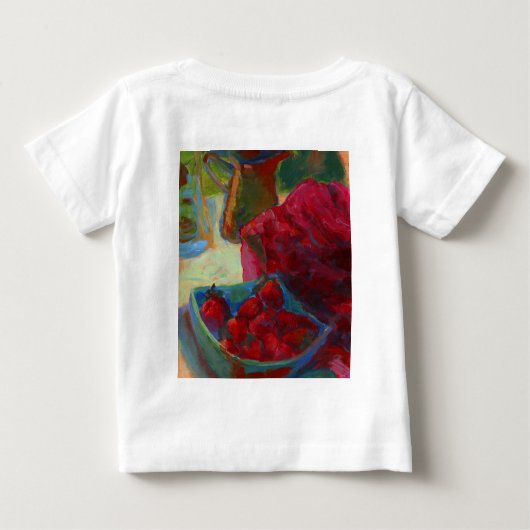 Laden Sie Ihre Kunstwerke hoch | Benutzerdefiniert Baby T-shirt (Rückseite)