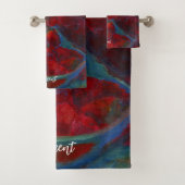 Laden Sie Ihre Kunstwerke hoch | Benutzerdefiniert Badhandtuch Set (Insitu)