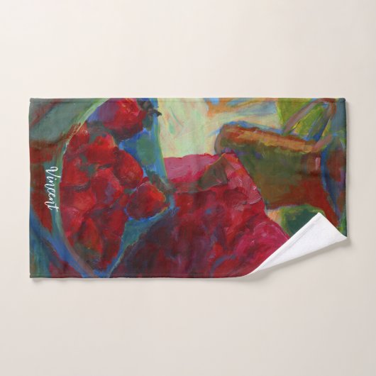 Laden Sie Ihre Kunstwerke hoch | Benutzerdefiniert Badhandtuch Set (Handtuch)