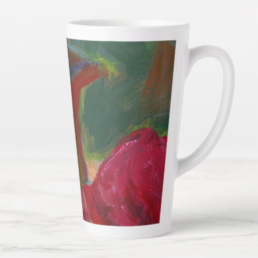 Laden Sie Ihre Kunstwerke hoch | Benutzerdefiniert Milchtasse (Rechts)