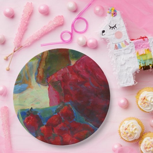 Laden Sie Ihre Kunstwerke hoch | Benutzerdefiniert Pappteller (Party)