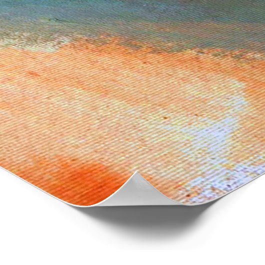 Laden Sie Ihre Kunstwerke hoch | Benutzerdefiniert Poster (Ecke)