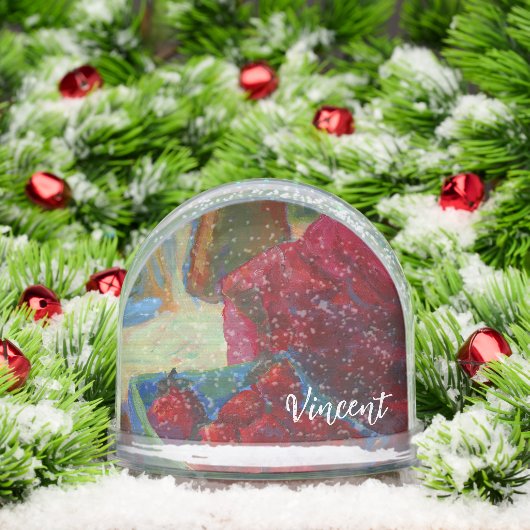 Laden Sie Ihre Kunstwerke hoch | Benutzerdefiniert Schneekugeln (Weihnachten)