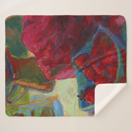 Laden Sie Ihre Kunstwerke hoch | Benutzerdefiniert Sherpadecke (Vorderseite (Horizontal))