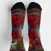 Laden Sie Ihre Kunstwerke hoch | Benutzerdefiniert Socken (Oben)