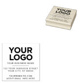 Laden Sie Ihre Rücksendeadresse für das Logo hoch Gummistempel (Stempel)