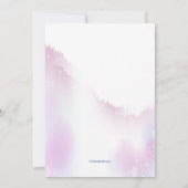 Laden Sie Ihre Skate ein (weiß) Einladung (Rückseite)