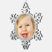 laden Sie Ihre Zinn-Schneeflockeverzierung des Schneeflocken Zinn-Ornament (Rechts)