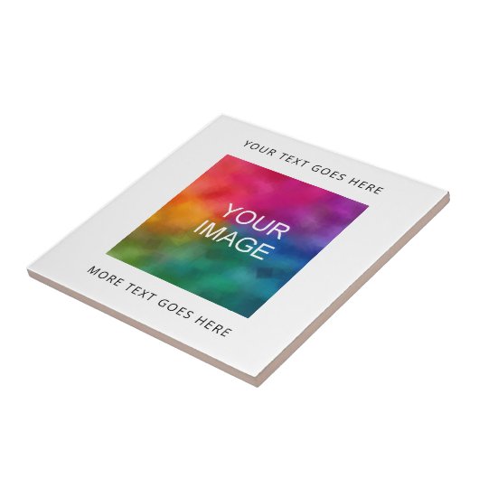 Laden Sie Ihren eigenen Logo- oder Foto-Bildhinwei Fliese (Seite)