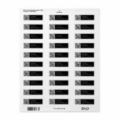 Laden Sie Ihren eigenen QR-Code hoch | b&w-Rücksen (Vorne)