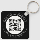 Laden Sie Ihren eigenen QR-Code und die anpassbare Schlüsselanhänger (Rückseite)