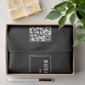 Laden Sie Ihren eigenen QR-Code und Ihren änderbar Seidenpapier (Geschenk)