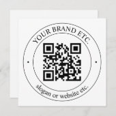 Laden Sie Ihren eigenen QR-Code und Ihren anpassba (Vorne/Hinten)