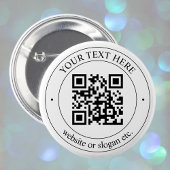 Laden Sie Ihren eigenen QR-Code und Ihren anpassba Button