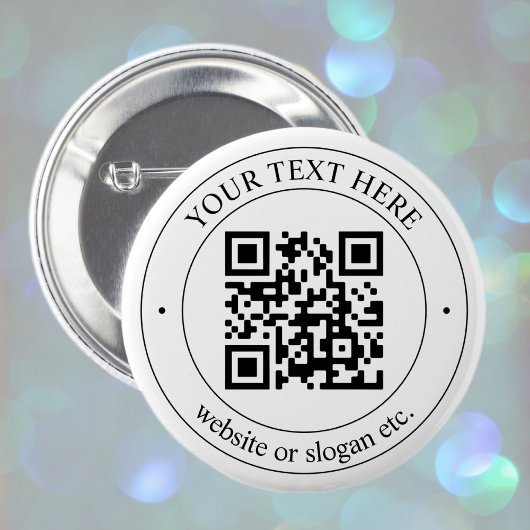 Laden Sie Ihren eigenen QR-Code und Ihren anpassba Button