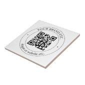 Laden Sie Ihren eigenen QR-Code und Ihren anpassba Fliese (Seite)