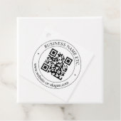 Laden Sie Ihren eigenen QR-Code und Ihren anpassba Geschenkanhänger (Beispiel)