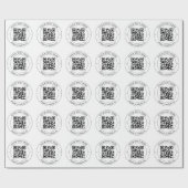 Laden Sie Ihren eigenen QR-Code und Ihren anpassba Geschenkpapier (Flach)