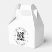 Laden Sie Ihren eigenen QR-Code und Ihren anpassba Geschenkschachtel (Rückseite)