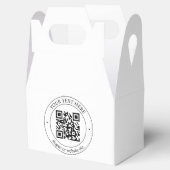 Laden Sie Ihren eigenen QR-Code und Ihren anpassba Geschenkschachtel (Geöffnet)