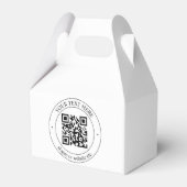 Laden Sie Ihren eigenen QR-Code und Ihren anpassba Geschenkschachtel (Vorderseite)