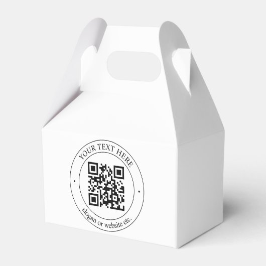Laden Sie Ihren eigenen QR-Code und Ihren anpassba Geschenkschachtel (Vorderseite)