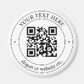 Laden Sie Ihren eigenen QR-Code und Ihren anpassba Magnet (Vorne)