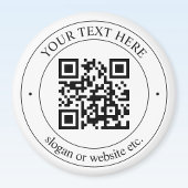 Laden Sie Ihren eigenen QR-Code und Ihren anpassba Magnet
