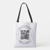 Laden Sie Ihren eigenen QR-Code und Ihren anpassba Tasche (Rückseite)