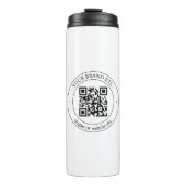 Laden Sie Ihren eigenen QR-Code und Ihren anpassba Thermosbecher (Vorderseite)