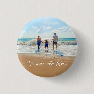 Laden Sie Ihren Foto-Button mit personalisiertem T Button