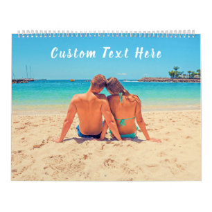 Laden Sie Ihren Foto-Kalender-Geschenk mit Textnam Kalender